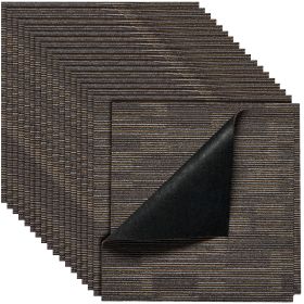 Carpet Tiles Reusable 24x24 inch, 24 PCS Modular Carpet Square Rug, Commercial Floor Soft Padded for Seamless Cover 96sq.ft²
