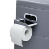 Portable Toilet for Camping, Porta Potty with 1.3 Gal Detachable Inner Bucket & Removable Paper Holder, Commode with Dual Lids