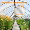 Greenhouse Film 10 x 25 ft, Greenhouse Polyethylene Film 6 Mil Thickness, Greenhouse Plastic Greenhouse Clear Plastic Film UV Resistant