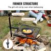 Swivel Campfire Grill, Fire Pit Grill Grate over Fire Pits, Heavy Duty Steel Grill Grates, 360° Adjustable Open Fire Outdoor Cooking Equipment