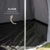 Teepee Camping Tent: 2-3 Person Easy Setup with Porch for Outdoor Hiking