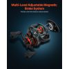 Rod and Fishing Reel Combo, IM7 Carbon Fiber Baitcasting Rod and Reel Combo, Bass Fishing Pole with 6+1 BB System, 7.0:1 Gear Ratio, Cork Handle