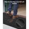 Front Door Mat, 10 x 3 ft Commercial Floor Mat for Indoor and Outdoor, Stylish Striped Industrial Carpet with PVC Backing