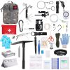 125Pcs Survival Kits Professional Emergency Survival Gear Tactical First Aid Kit Supplies for Outdoor Adventure Camping Hiking Hunting