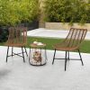 3 Piece Outdoor Furniture Set with Pet Housefor Patio Yard