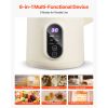 6-in-1 Nut Milk Maker, 20 oz Soy Milk Maker Machine with 6 Blades, for Homemade Oat, Nut, Soy, Juice