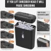Woolsche Home Office Paper Shredder-10-Sheet Strip Cut with 3.17-Gallon Basket - P-2 Security Level - CD & Credit Card Shredder - Durable & Fast - Jam