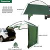 Portable SUV Side Awning with Removable Privacy Wall - Quick Setup Vehicle Shelter, Heavy-Duty Large Shade Cover, Universal Fit for Camping, Jeep, Van
