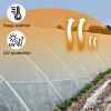 Greenhouse Film 10 x 25 ft, Greenhouse Polyethylene Film 6 Mil Thickness, Greenhouse Plastic Greenhouse Clear Plastic Film UV Resistant