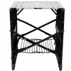 Portable Folding Camping Kitchen Table Heat Resistant Top With 4 Side Tables Storage Rack Outdoor Picnic Cooking Station