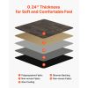 Carpet Tiles Reusable 24x24 inch, 24 PCS Modular Carpet Square Rug, Commercial Floor Soft Padded for Seamless Cover 96sq.ft²