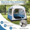5 Person Camping Tent with Mesh Windows and Carrying Bag for Camping Hiking Traveling