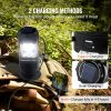 LED Camping Lanterns, 4 Pack Rechargeable Camping Flashlights, Solar & USB Charging, Portable Collapsible, Bulit to Last Lights, As Power Bank