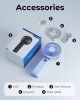 Portable Handheld Fan, Portable Fan Rechargeable, 4000mAh, 180° Adjustable, 6 Speed Wind, Display Electricity in Real Time