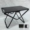 Outdoor quick-open tactical folding table, portable, with portable opening, stainless steel camping outdoor table