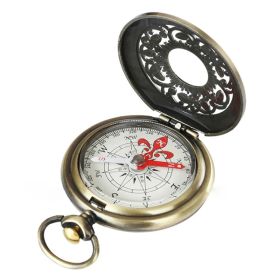 Retro Elegent Compass for Use Outdoor Hikting (Color: As pic show, Type: Style B)