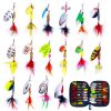 Bionic Faux Fishing Lures Set with metal Hook