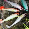 T-Tail False Bait Single Hook Full Swimming Submerged Imitation Soft Lure