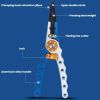 Multi-Function Long-Nose Hook Remover Portable Fishing Hook Pliers