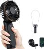 Portable Handheld Fan, Portable Fan Rechargeable, 4000mAh, 180° Adjustable, 6 Speed Wind, Display Electricity in Real Time